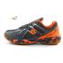 Apacs Cushion Power SP-609-YS Grey Orange Badminton Shoes With Improved Cushioning